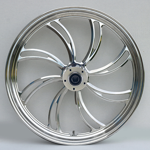 37-826 Ultima Black Vortex Aluminum Front Wheel Dual Disc 18x 3.5 